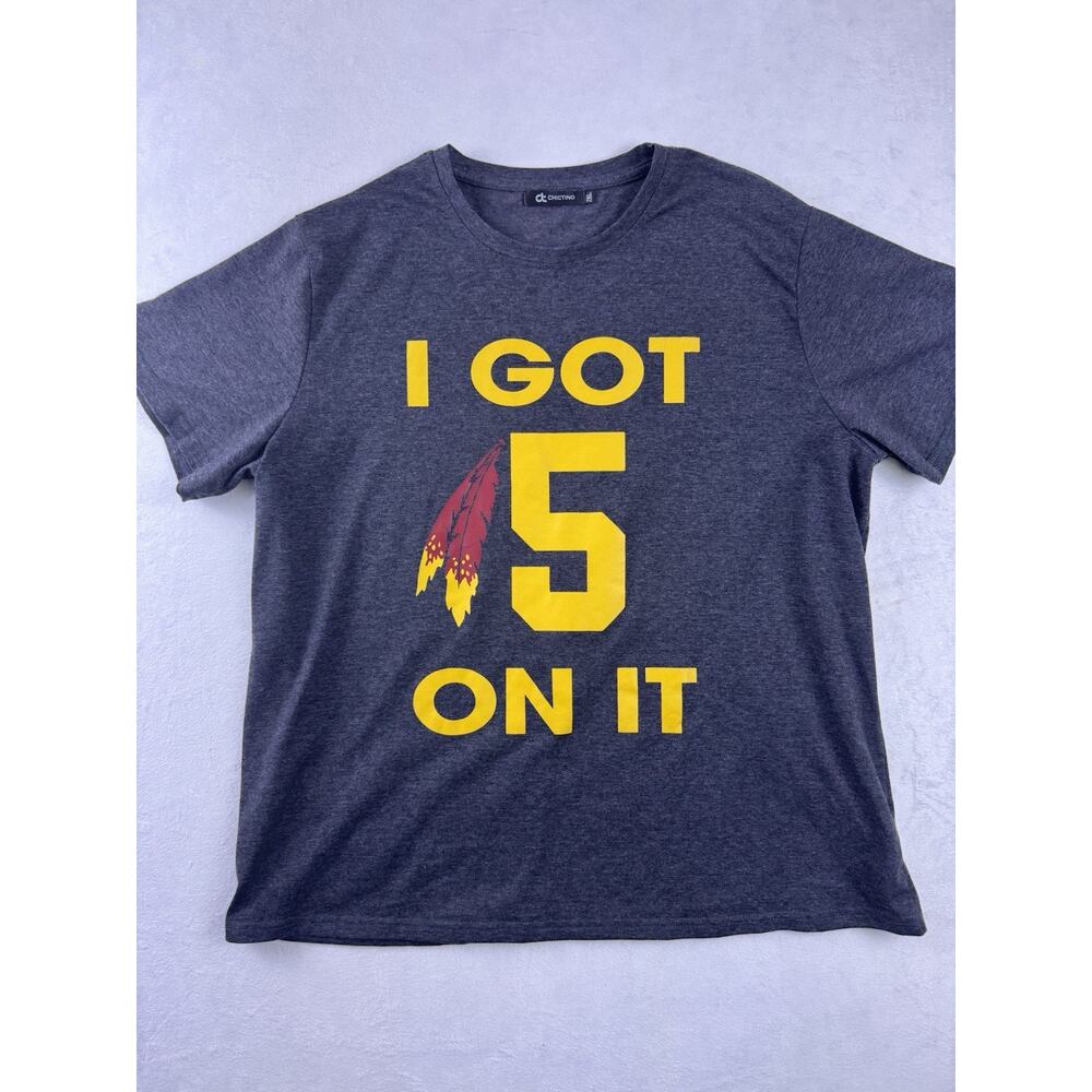 Jayden Daniels I Got 5 On It T Shirt 2XL Washington Commanders Chictino